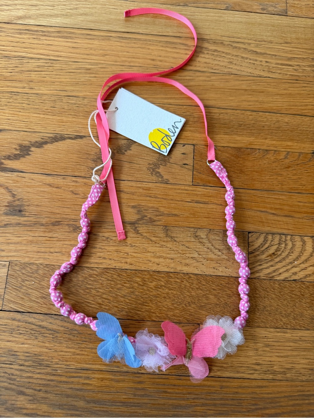 NWT Mini Boden Butterfly Necklace